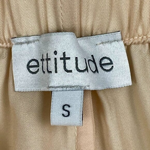 NWT Ettitude Bamboo Sateen Shortie Cream Womens Small New in Box Silky Lingerie - Picture 5 of 12